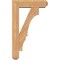 Ekena Millwork Balboa Craftsman Smooth Bracket w/ Offset Brace, Western Red Cedar, 5 1/2"W x 18"D x 30"H BKT0604X18X30BOA04SWR - alternate 4